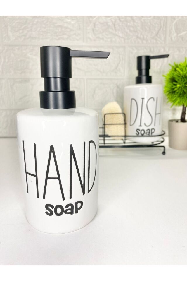 2'li 500 Ml Fenomen Metal Stantlı Süngerli Pinterest Sıvı Sabunluk Mutfak Banyo