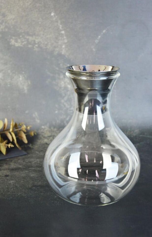Metal Kapaklı Cam Karaf/sürahi 1500ml