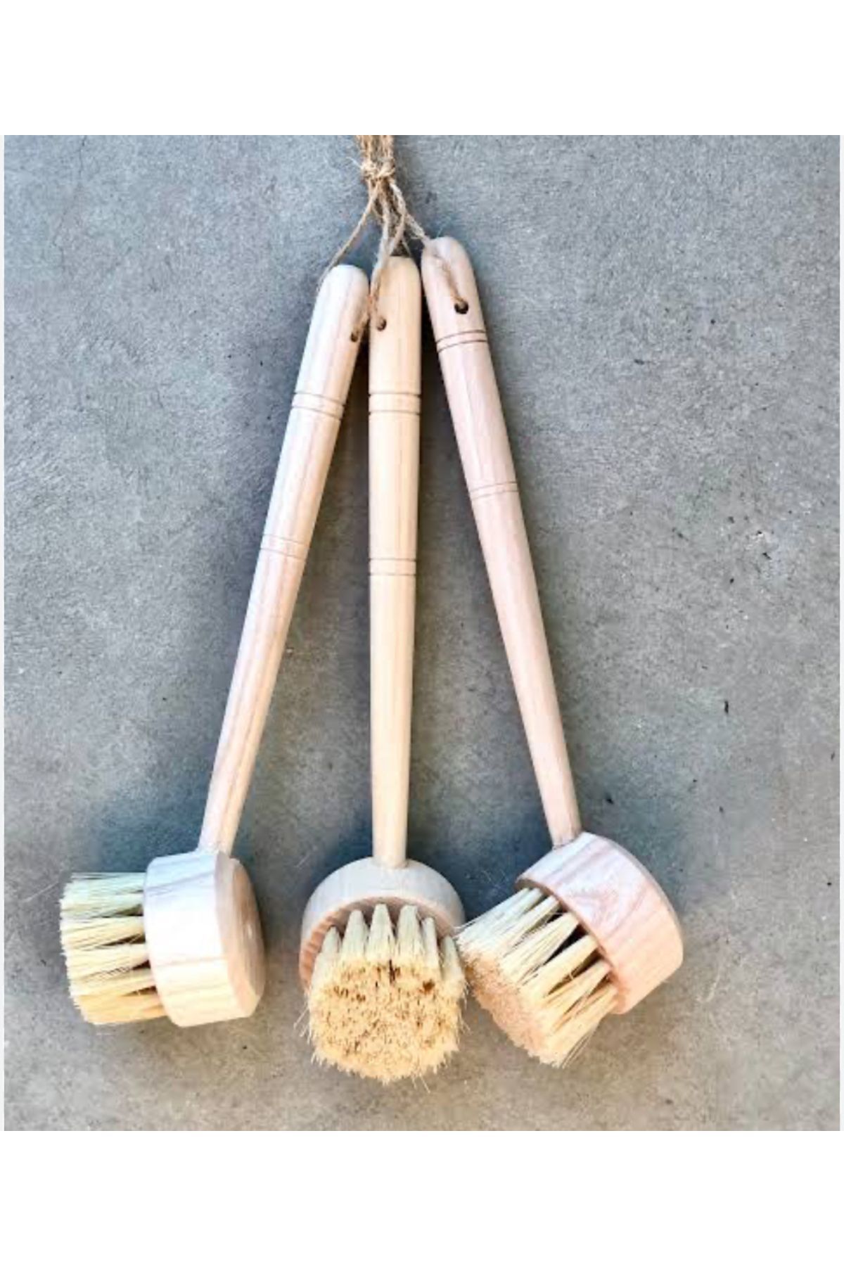 Doğal Tampiko Otu Saplı Vegan Bulaşık/Sebze/Meyve Fırçası  (1 Adet)