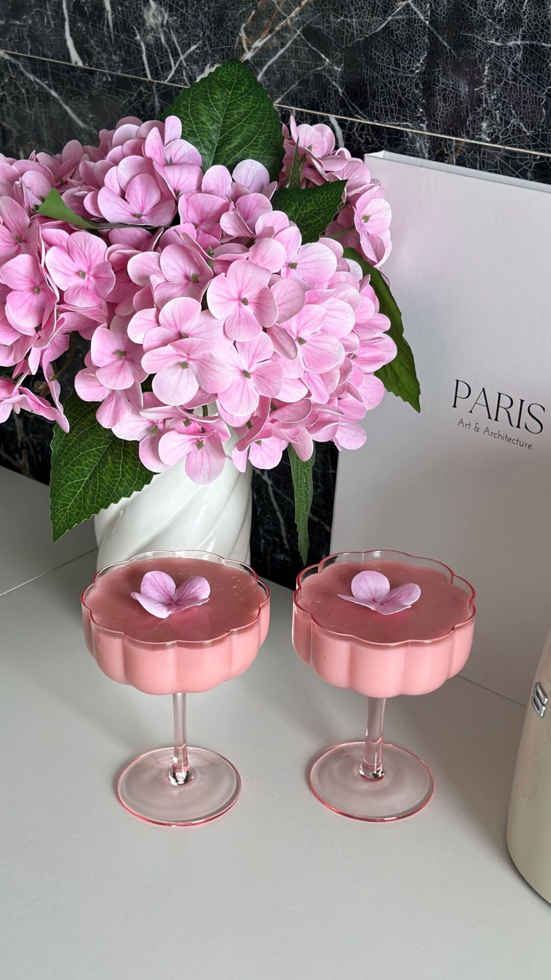 2 Adet Çiçek Şekilli Kahve Sunum ve Kokteyl Bardağı 2'li Magnolia Bardağı ve Tatlı Kasesi