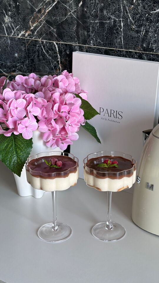 2 Adet Çiçek Şekilli Kahve Sunum ve Kokteyl Bardağı 2'li Magnolia Bardağı ve Tatlı Kasesi