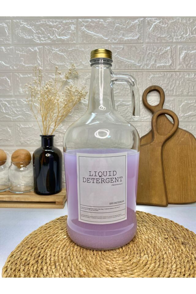 1 Adet 3000ML Gold Kapaklı Sıvı Deterjan Şişesi