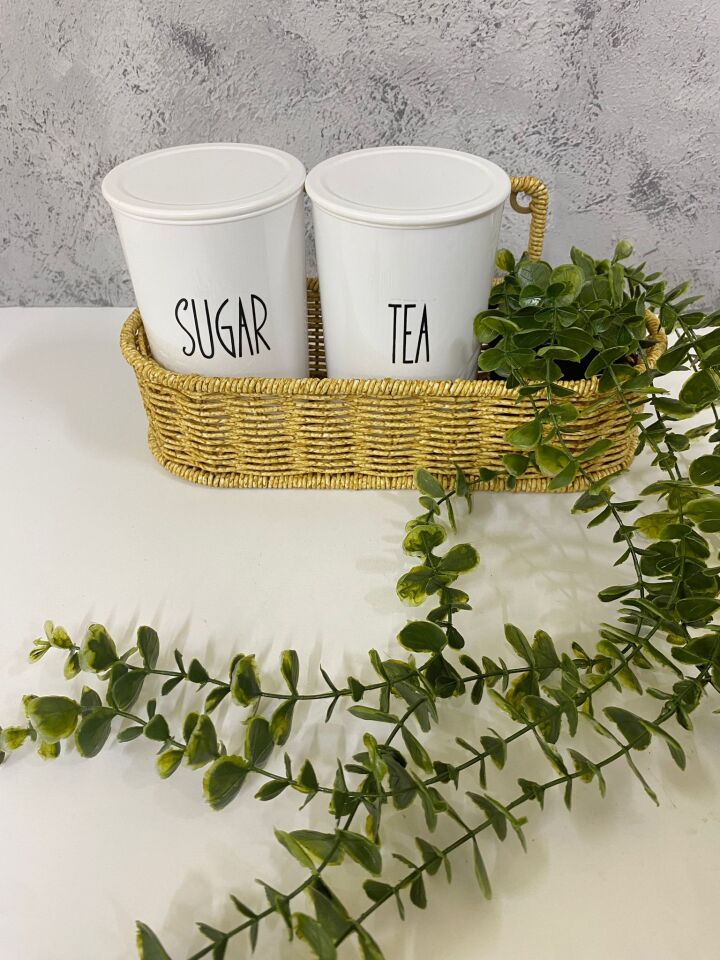 Çok Amaçlı Rattan Düzenleyici Sepet Asılabilen Organizer Dekoratif Sepet