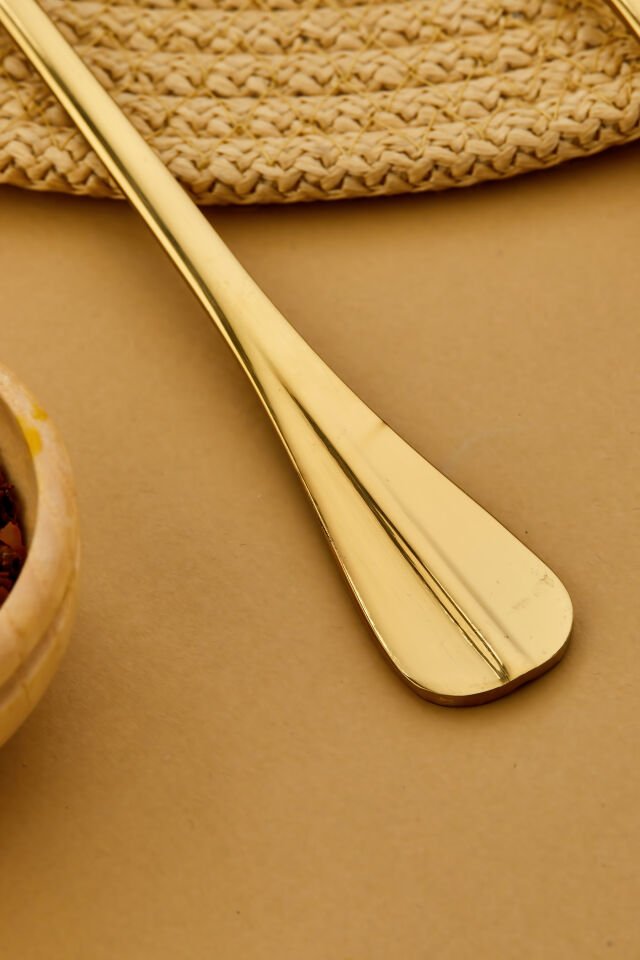Gold Paslanmaz Çelik Servis Kaşık 2 Adet 21 Cm