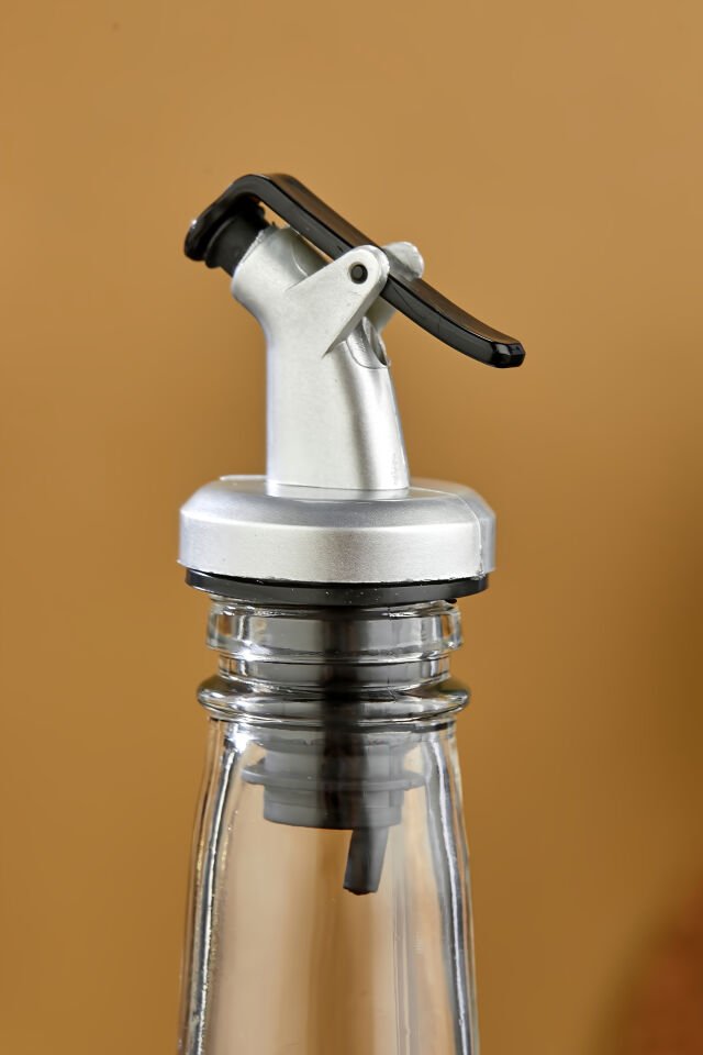 2'li 750 ml Zeytinyağı Sıvıyağ Şişesi Yağdanlık Suya Dayanıklı Şeffaf Etiketli Yağlık Seti