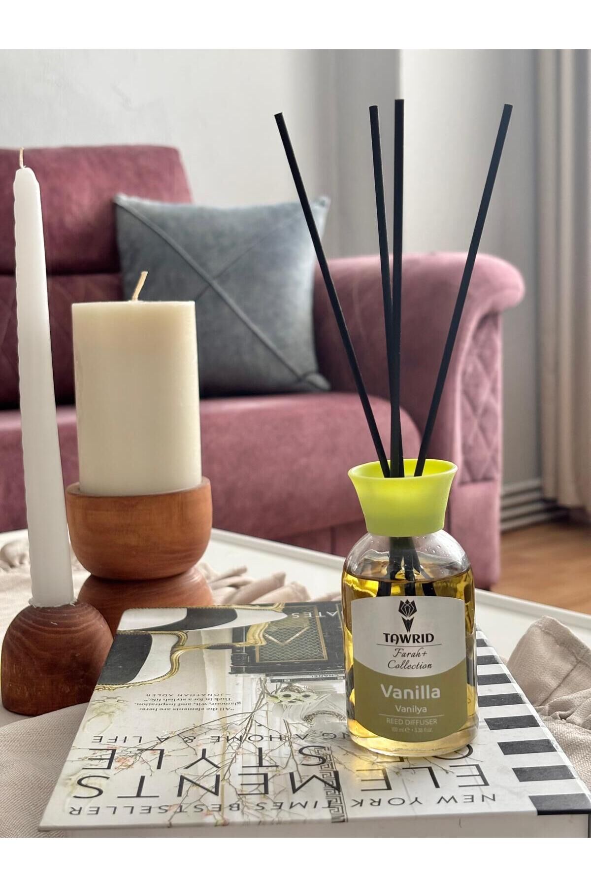 Çubuklu Oda Kokusu Şeftali Kokulu Oda Parfümü 100ml
