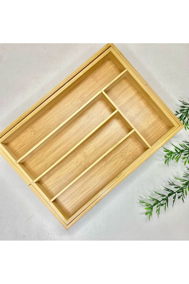 Bambu 5/7 Bölmeli Çekmece İçi Düzenleyici Kaşıklık
