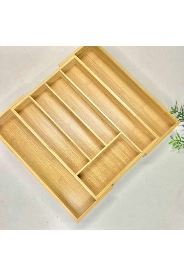 Bambu 5/7 Bölmeli Çekmece İçi Düzenleyici Kaşıklık