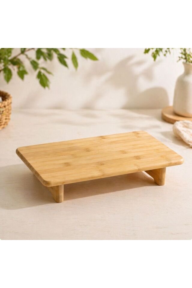 Düzenleyici ,Yükseltici Bambu Stant/Kesme Tahtası